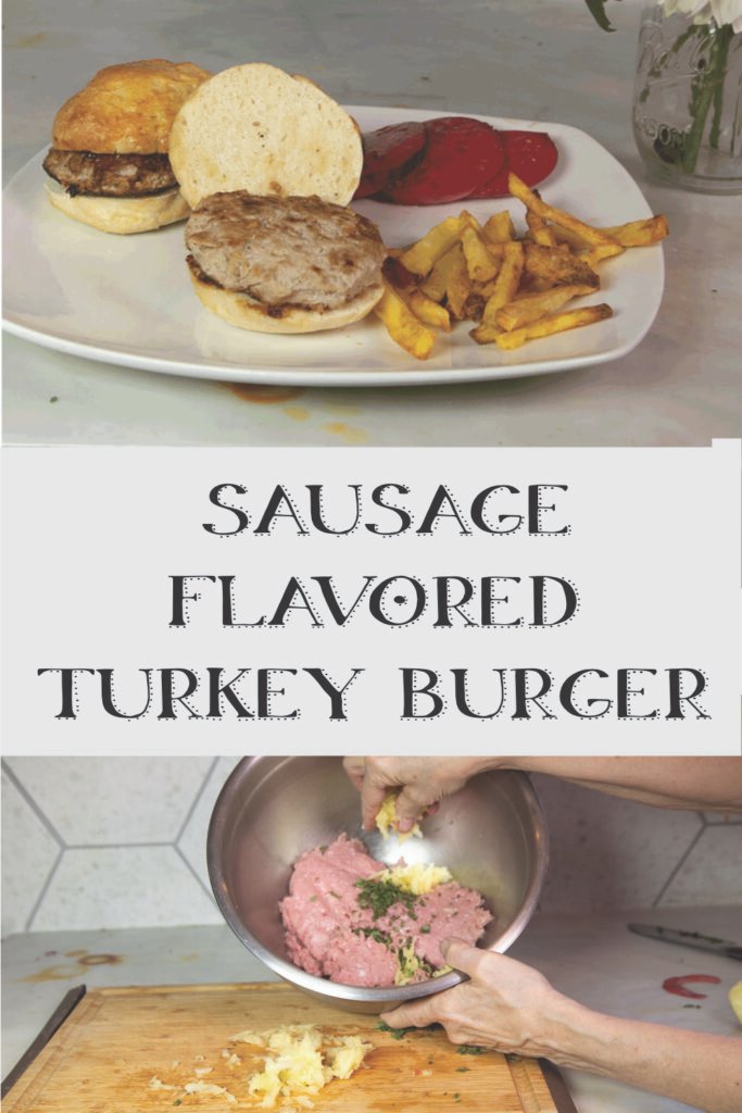A fast and easy ground turkey recipe. Sausage Flavored Turkey Burger