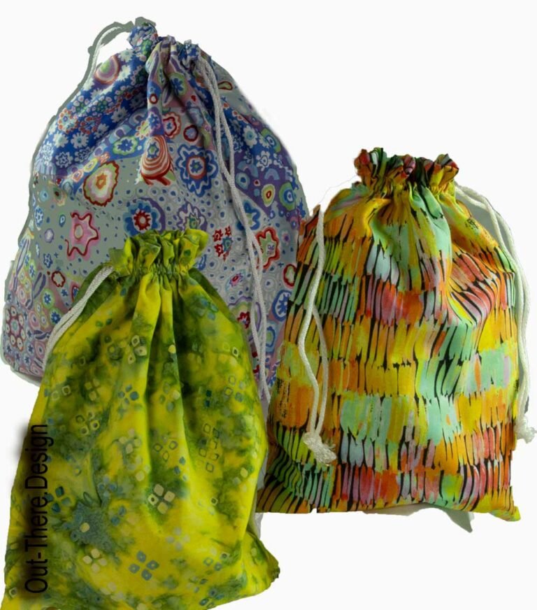 DIY Reusable Fabric Gift Bags